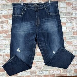 Modern Culture Darkwash men’s plus-size jeans 48/30 Denim stretch straight leg